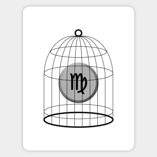 Virgo Stellazzio In a Cage Magnet